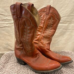 Tony Lama Brown with black Leather Sole